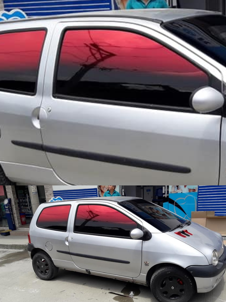 carro polarizado rayban NEGRO ROJO