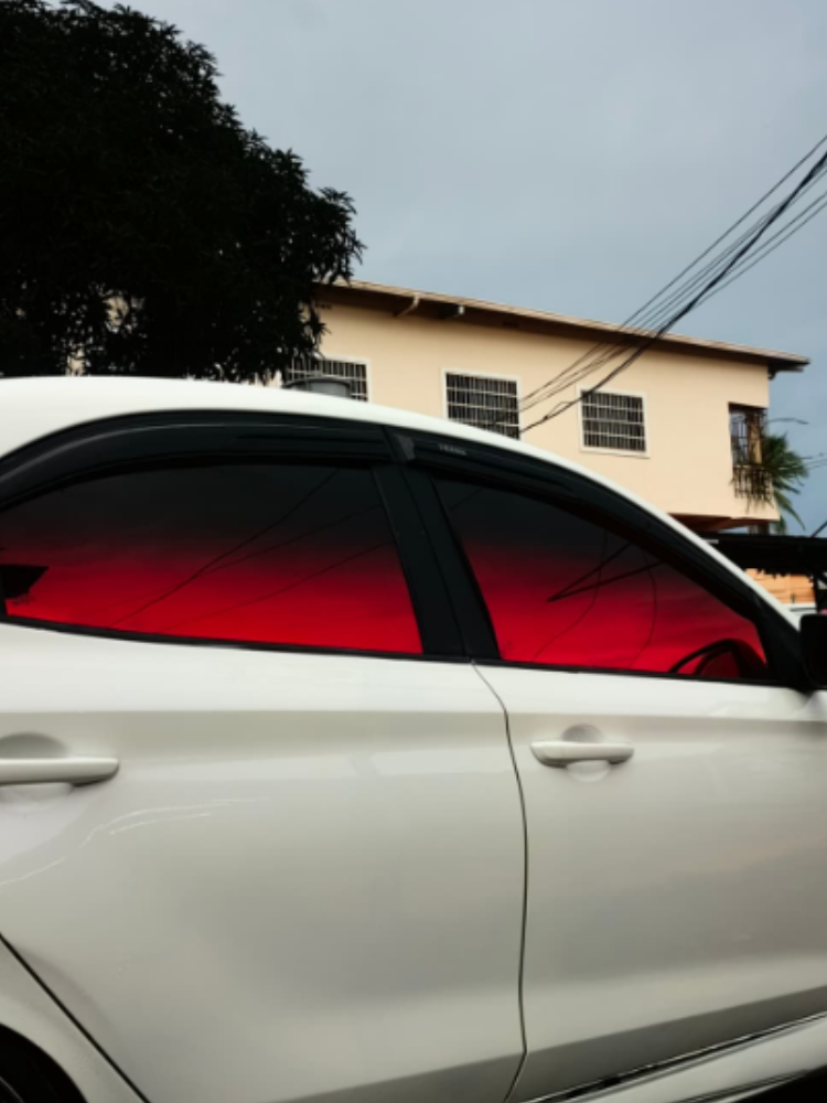 Polarizado Rayban Negro rojo - Imagen 4