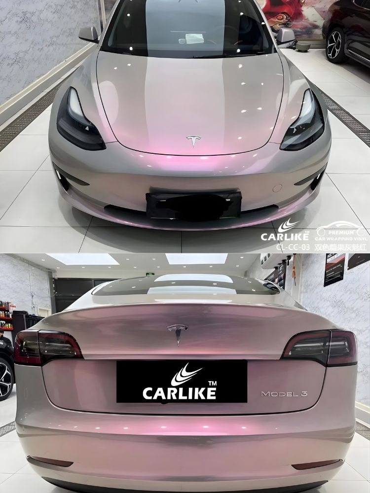 Vinilo Wrap CARLIKE CL-CC-03 Camaleón Rosa Caramelo Púrpura