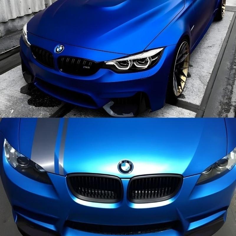 Vinilo Wrap CARLIKE CL-CM-01 Chrome Matte Blue