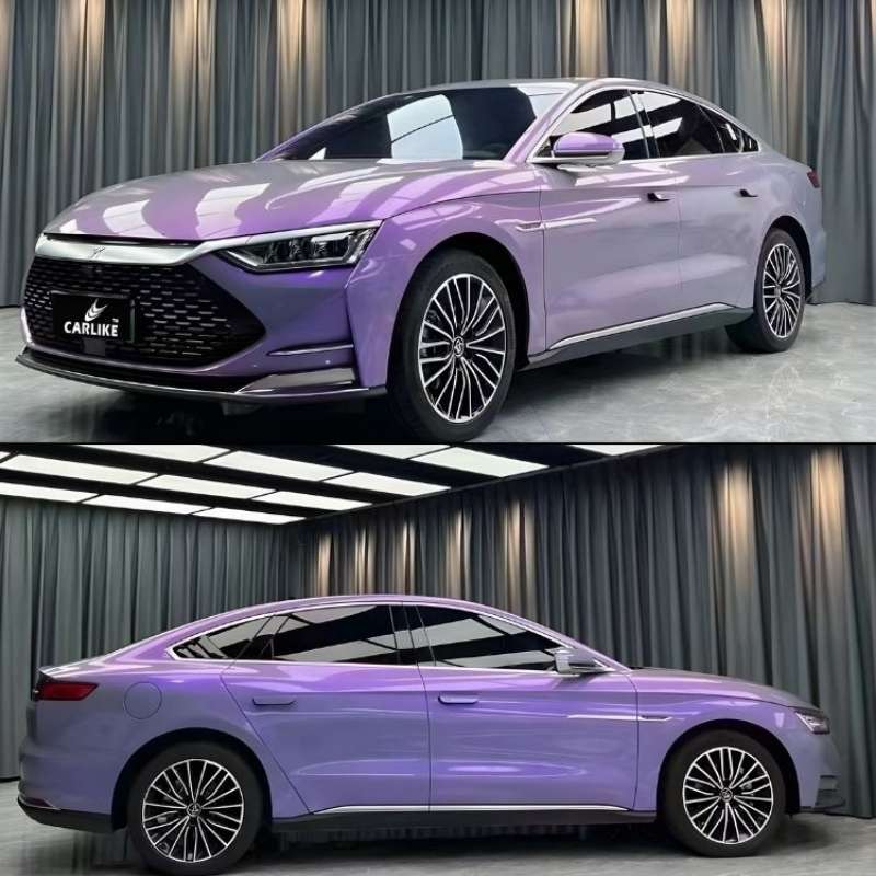 Vinilo Wrap CARLIKE CL-IL-230 Iridiscente Láser Lavanda Aurora