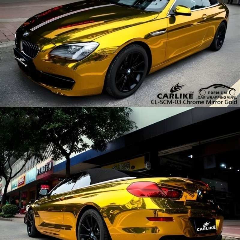 Vinilo Wrap CARLIKE CL-SCM-03 Chrome Mirror Gold
