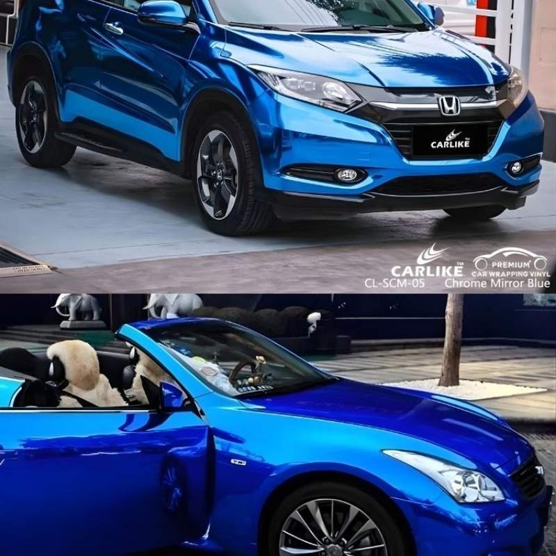 Vinilo Wrap CARLIKE CL-SCM-05 Chrome Mirror Blue