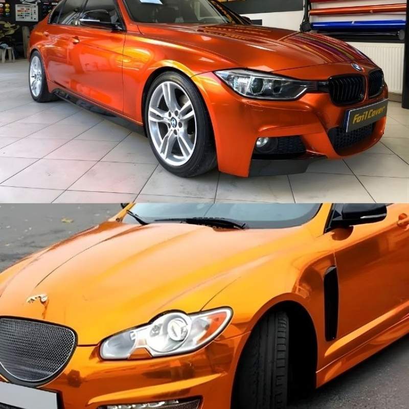 Vinilo Wrap CARLIKE CL-SCM-06 Chrome Mirror Orange