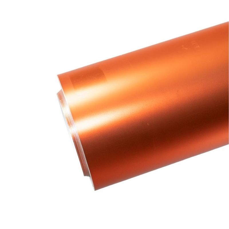 Vinilo Wrap CARLIKE CL-CH-07 Super Chrome Metálico Naranja