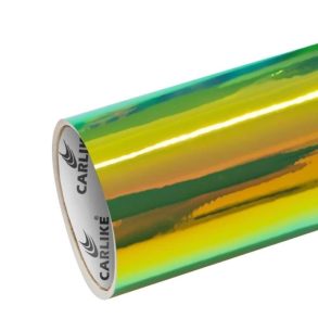 Vinilo Wrap CARLIKE CL-CR-04 Chrome Rainbow Crystal Green