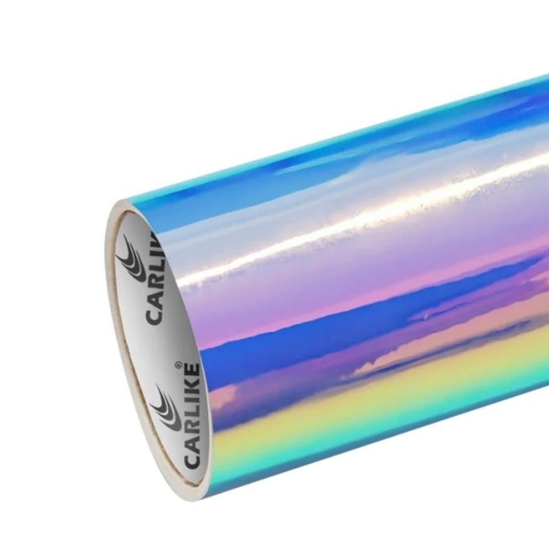 Vinilo Wrap CARLIKE CL-CR-05 Chrome Rainbow Sapphire Blue