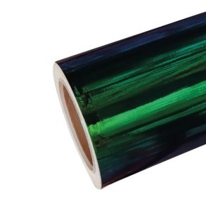 Vinilo Wrap CARLIKE CL-CR-06 Chrome Rainbow Green Blue | Verde Azul Holográfico Premium+