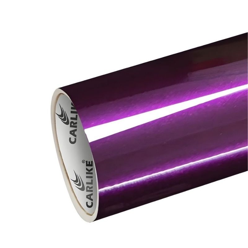 Vinilo Wrap CARLIKE CL-EG-18 Electro Metálico Brillante Grape Purple