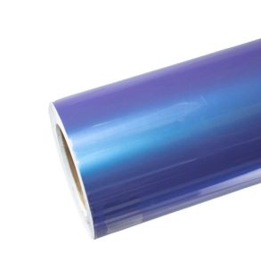 Vinilo Wrap CARLIKE CL-IL-203 Iridiscente Láser Azul Púrpura