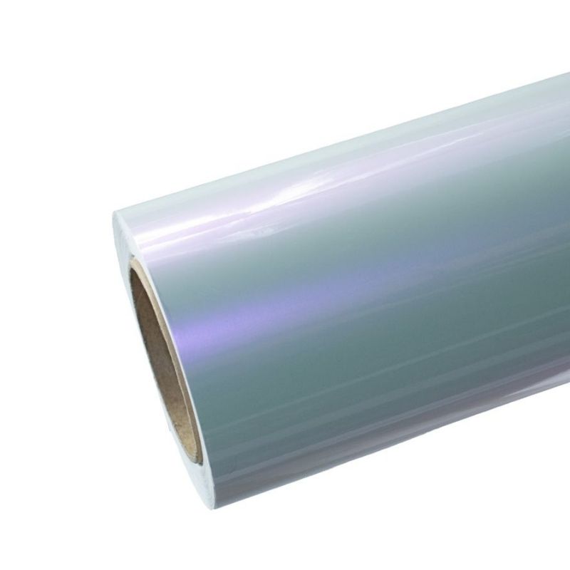 Vinilo Wrap CARLIKE CL-IL-229 Iridiscente Láser Blanco Perla