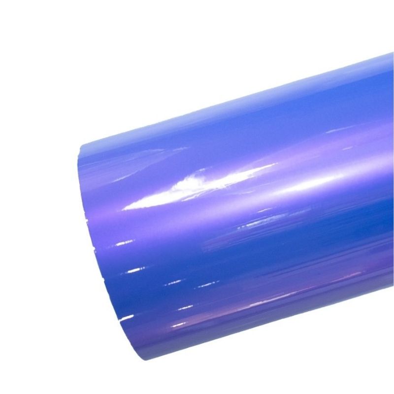 Vinilo Wrap CARLIKE CL-IL-233 Iridiscente Láser Azul Lavanda