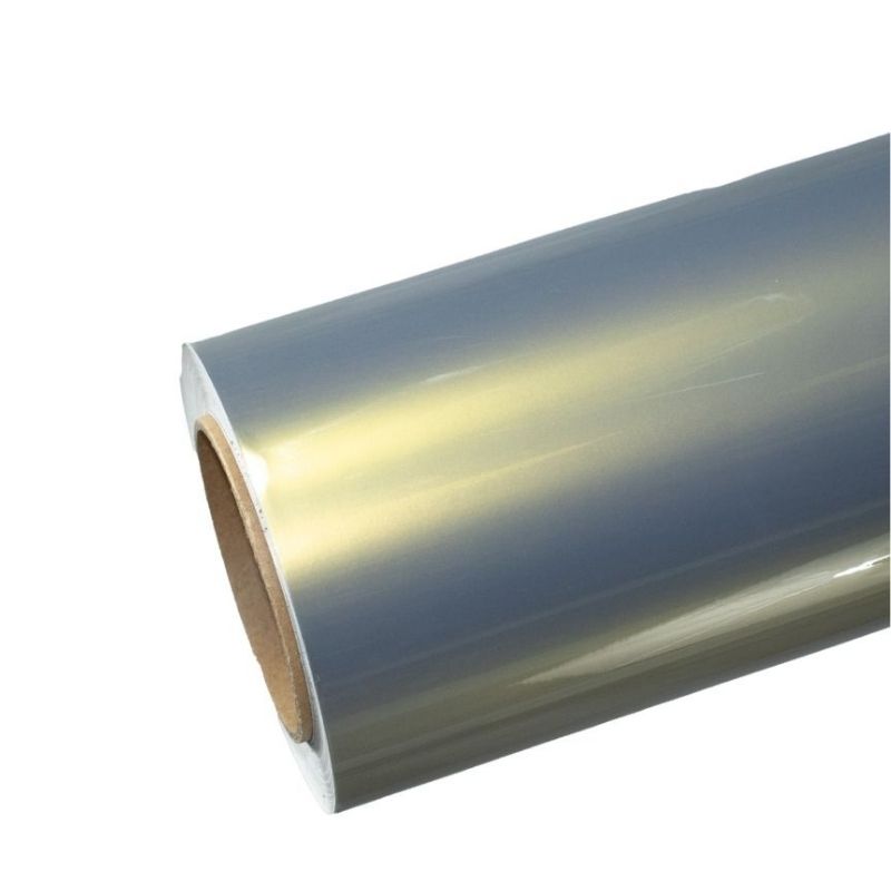 Vinilo Wrap CARLIKE CL-IL-257 Iridiscente Láser Oro Polar