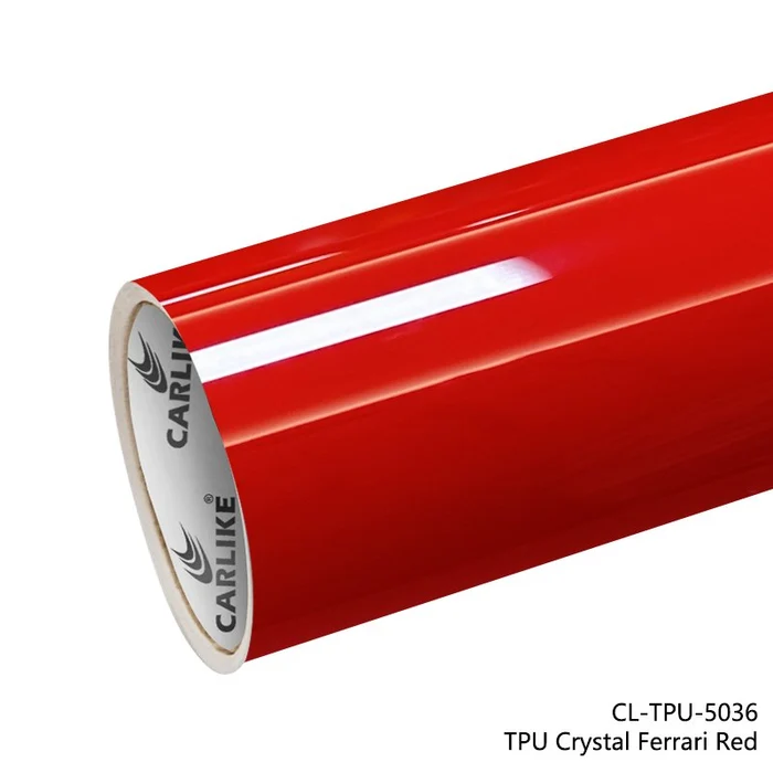 PPF de Color CARLIKE CL-TPU-5036 Crystal Ferrari Red TPU | Reparación por Calor